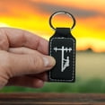 thumbnail image 5 of Keychain - Rectangle - Lineman - Leather, 5 of 5