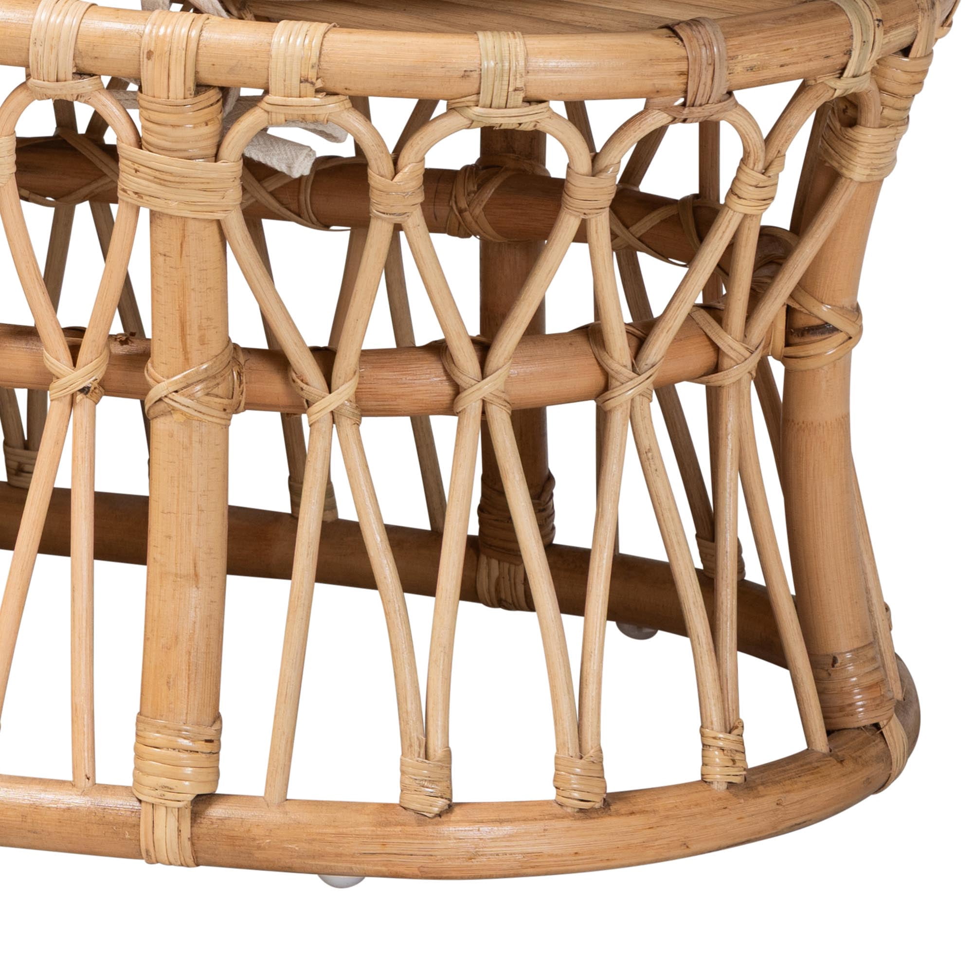 bali & pari Adelpha Boho Accent Bench, Natural