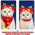 thumbnail image 4 of Phenofice Chapeau de Costume pour Animaux de Compagnie Réglable en Peluche Doux et Confortable, 4 of 6