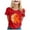 Rouge, variante sur YDLCAFD T-Shirt à Manches Courtes Imprimé pour Femmes à Col Rond Haut Blouse T-Shirts à Manches Longues pour Femmes T-Shirts Graphiques Bande Graphique T-Shirts pour Femmes Coupe Ample T-Shirts Grande Taille pour Femmes Coupe Ample Court Femmes