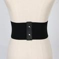 thumbnail image 4 of Cinturón de material cuero Steampunk Retro para Mujer Wide Elastic Waspie, 4 of 9