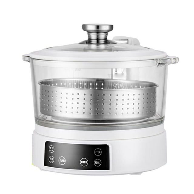 SharkTRUE 3L Professional Smart Multicooker & Food Steamer With Flavor Lock, Intelligent Lifting Sugar Removal Rice Cooker for Low-carb Rice & Grains, Glass Inner Pot