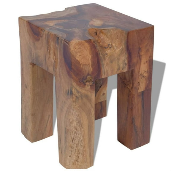 Casafoyer Stool Solid Teak Wood