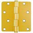 thumbnail image 2 of 4 x 4-In. Dull Brass Residential Door Hinge, 2 of 2