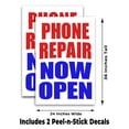 thumbnail image 2 of Phone Repair Now Open (24" X 36") Vinyl Decal Only (Pack of 2) |Sign|Sticker|Poster, 2 of 4