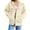 *Beige, variant on ClodeEU Womens Zip Up Drawstring Hoodies Oversized Sweatshirts, Long Sleeve Lightweight Jackets With Pockets Beige,Womens Plus L