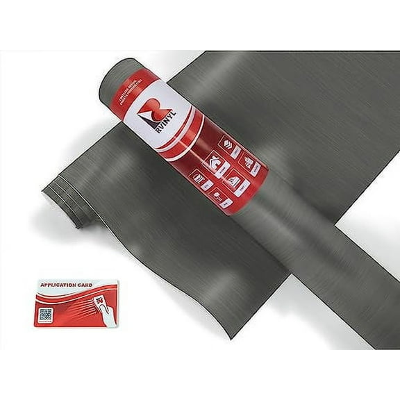 Avery Dennison Vinyl Film Roll Supreme Wrapping SW900 Brushed Titanium 802-X - 1ft x 5ft