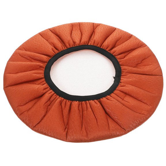 AURARMLET Round Dining Chair Cover Set Brown Elastic Fabric Stretch Slipcover 11.79 x 11.79 x 0.12 inches