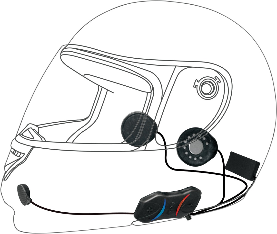 Sena SMH10R Low Profile Motorcycle Bluetooth Headset & Intercom - image 4 of 4