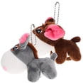 thumbnail image 4 of ColoMX Adorno de burro de peluche, colgante de burro de peluche, llavero de felpa, mochila, burro colgante, 2 uds., 4 of 7