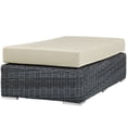 thumbnail image 4 of Modway Summon Outdoor Patio Sunbrella Rectangle Ottoman EEI-1877-GRY-NAV, 4 of 12