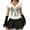 White, variant on Y2k Fairy Grunge T Shirts for Women Emo 2000s Wing Print Tees Fairycore Vintage Blouse,Black
