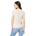 thumbnail image 2 of BELLA+CANVAS 6400 - T-Shirt en Jersey à Manches Courtes Décontracté, 2TG, Mélange d'Avoine, 2 of 2