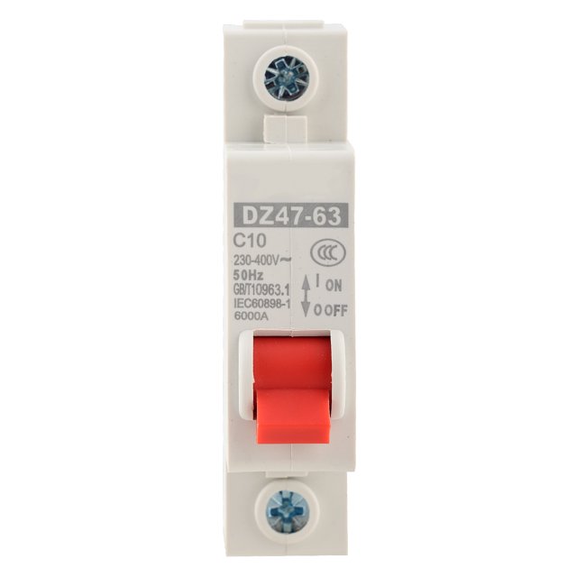 MCB, 12 piezas DZ47-63 Disyuntor miniatura inteligente Interruptor de aire Características mejoradas