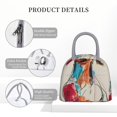 thumbnail image 4 of Balery Colorful Dachshund Art Bolsa de Almuerzo para Mujeres, Caja de Almuerzo, Bolsa de Almuerzo Pequeña Impermeable, Tote de Almuerzo Reutilizable con Gran Capacidad, 4 of 6