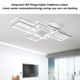 thumbnail image 3 of Modern LED Ceiling Light, Modern Ceiling Light Fixture, Dimmable LED Chandelier Flush Mount Ceiling Lights with APP and Remote Control for Living Room Bedroom, 3 of 7