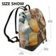 thumbnail image 2 of Fotbe Relaxing Cat With Orange Juice Mochila Bolso con Estampado para Mujer, Mochila Antirrobo de Nylon Impermeable, Bolsa Ligera de Hombro, 2 of 4