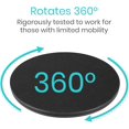 thumbnail image 3 of 360° Pivot Disc - Patient Transfer Device for Elderly & Disabled - Swivel Turning Board 360 Degree Rotation - Handicap Senior & Stroke Disability Aid - Rotating Lazy Susan Turning Assist Pad, 3 of 8