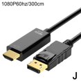 thumbnail image 1 of Display Port to HDMI Cable DP AdapterConverter AudioVideo PC HDTV 1080P 60Hz, 1 of 7