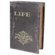 thumbnail image 3 of GOOHOCHY Caja de libros decorativa Caja de almacenamiento de decoración de libros antiguos Modelo de libro falso, 3 of 8