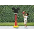 thumbnail image 5 of Disney Mickey Mouse Plastic Basketball Set by Delta Children - Includes Basketball Hoop, 1 Basketball and Ball Pump, Red/Black, 5 of 9