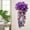 Purple PP, variant on up to 50% Off Latrodar Artificial Flowers for Decoration Violet Hanging Flowers Artificial Decor Silk Violet Foldable s Hanging Artificial Purple 12x8 Inch