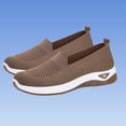 thumbnail image 4 of Wensltd Women Solid Mesh Walking Shoes Comfy Lightweight Slip On Round Toe Casual Shoes, 4 of 7