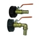 thumbnail image 1 of 2 Pezadοs Conector de Barril IBC con Válvula de Latón, Resistente a Ácidοs y Álcalis, También Resistente al Aceite DYNWAVEMX Válvula adaptadora de barril de tonelada, 1 of 8