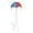 RD, variant on Solar Wrought Iron Umbrella Projection Lamp Outdoor Garden Pathway Light Waterproof Solar Powered Ground Stake Light Courtyard Lawn Patio Decor Automatic On Off Landscape Lighting All Seasons