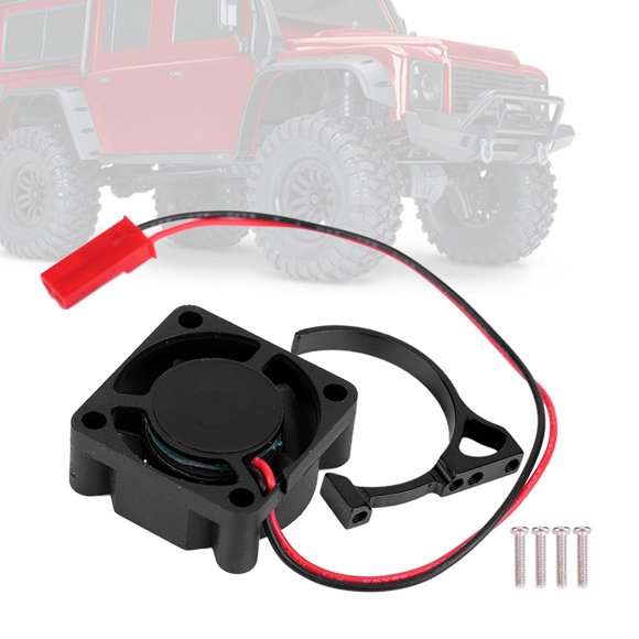 LHCER 540 550 Engine Cooling Fin Heatsink with Fan 25*25MM/30*30MM 5V for RC 1:10 Motor, RC Accessory, RC Motor Heat Sink