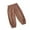 Coffee, variant on AherBiu Toddler Sweatpants Girls Boys Baggy Elastic Waist Baby Clothes Unisex Casual Solid Color Infant Pants