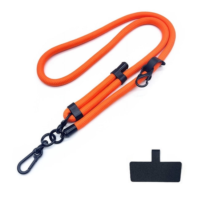 Cordón ajustable para teléfono móvil, correa para el cuello, correa para cámara antipérdida, clip de cuerda
