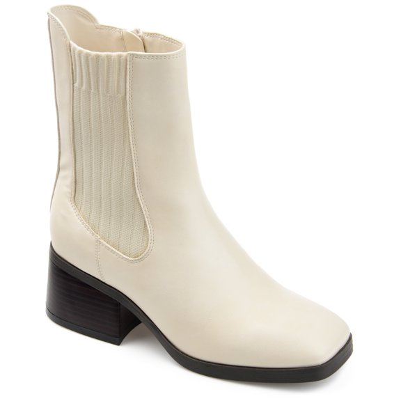 Journee Womens Desree Square Toe Booties