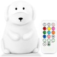 thumbnail image 1 of Night Lights for Kids Room, ATTOE LED USB Rechargeable Silicone Night Lights with Touch Sensor and Remote Control -9 Color Changing Glow Soft Gifts for Baby (Cute Animal), 1 of 5