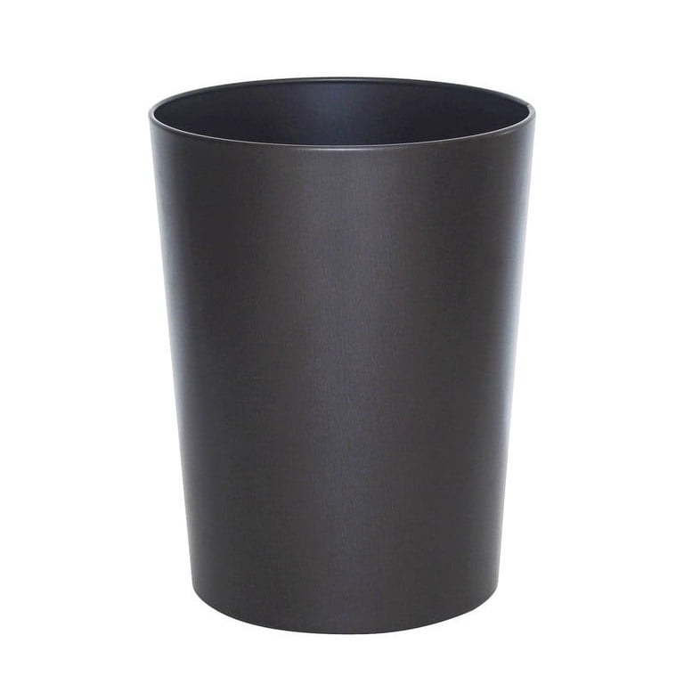 Mainstays Bronze Metal Bathroom Wastebasket, 2.2 Gal photo 2
