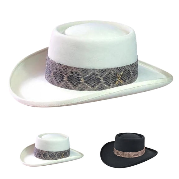 Unisex Steampunk Top Hat with Fashion Ribbon Decorative Formal Wear Headpiece