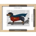 thumbnail image 3 of Dachshund On Skateboard, Animals Framed Art Print Wall Art by Fab Funky Sold by Art.Com, 3 of 6