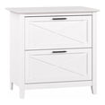 thumbnail image 1 of Pemberly Row Contemporary Wood 2-Drawer File Cabinet in Pure White Oak, 1 of 9