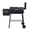 BLACK, variant on Biotree Outdoor Vertical Charcoal Grill with Lid, Smokeless BBQ Smoker, 360° Even Heating Wood Fired Grill, Charcoal BBQ Cooker for Backyard Patio Camping Cooking Black