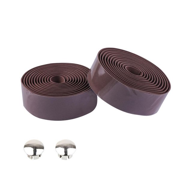 Advancent Cinta universal para manillar de bicicleta con enchufe de barra Antideslizante Ciclismo Amortiguación Envolturas Espuma de goma Cintas Ciclismo Café