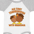 thumbnail image 4 of Inktastic My First Thanksgiving with Grandma Boys or Girls Baby Bodysuit, 4 of 5