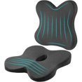 Eyamummo Coccyx Seat Cushion and Back Cushions Combo for Office Chair