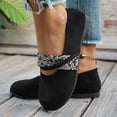thumbnail image 6 of Miluxas Flats for Women Mary Jane Square Toe Ballet Flat Shoes Ankle Strap Dressy Comfortable Slip on formal Dress Flat Shoes Black 9.5(43), 6 of 9