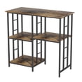 thumbnail image 4 of Lanzxjv 4-Tier Bakers Rack, Adjustable Shelves Kitchen Storage Rack, Microwave Oven Stand Table, Mini Fridge Stand for Kitchen Living Room Office, 4 of 7