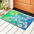 thumbnail image 2 of Bathroom Rug Non-Slip Mat, Super Soft Absorbent Bath Mat - Rainbow Graffiti Gamer Zone Flannel Non-Slip Floor Mat, 36"x24", 2 of 8