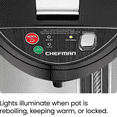 thumbnail image 4 of Chefman 5.3 Liter Insulated Electric Hot Water Pot w/ Dispenser - Stainless Steel, New, 4 of 8