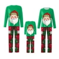 thumbnail image 5 of Uaswgudfs Christmas Dad Pajamas Set, Family Matching Santa & Plaid Snowflake Print Long Sleeve Round Neck Top with Dual Pocket Pants, Festive Holiday Sleepwear Loungewear for Men, 5 of 9