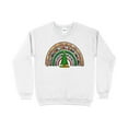 thumbnail image 2 of Women's Christmas Rainbow Sweatshirt, Leopard Print Christmas Sweatshirt, 2 of 9