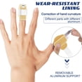 thumbnail image 7 of Scheam 4Pcs Toe Splint Toe Fixation Corrector Broken Toe Brace Toe Straightener for Hammer Toe, Curled Toe, Big Toe, Women Men Broken Toe Support Toe Wraps, Breathable Beige, 7 of 7