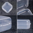 thumbnail image 3 of 50 mini cajas de almacenamiento de plástico transparente de 3,5 x 3,5 x 1,7 cm, 3 of 4